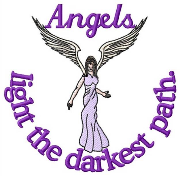 Picture of Angels Light Machine Embroidery Design