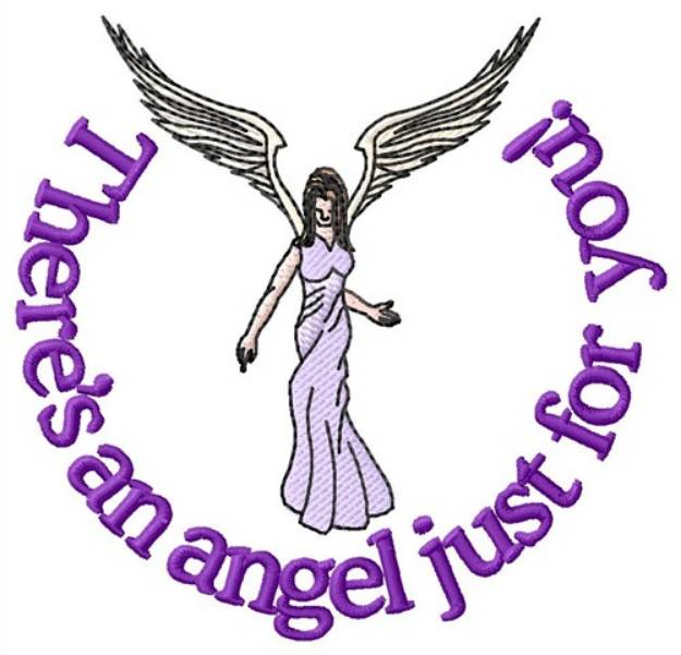 Picture of Angel For You Machine Embroidery Design