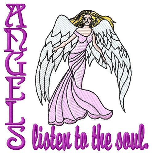 Listen To The Soul Machine Embroidery Design