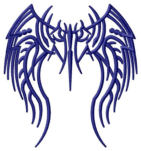 Wings Machine Embroidery Design