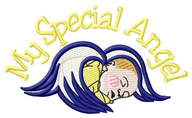 Picture of Special Angel Machine Embroidery Design