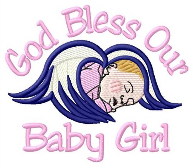 Picture of Baby Girl Machine Embroidery Design