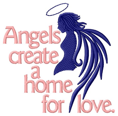 Angels Create Machine Embroidery Design