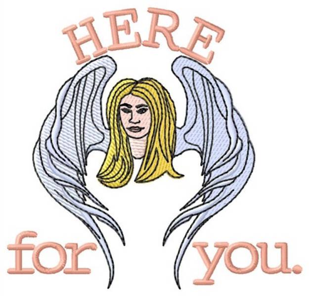 Picture of Here For You Machine Embroidery Design
