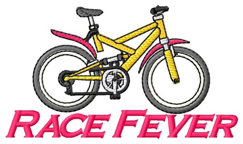 Race Fever Machine Embroidery Design