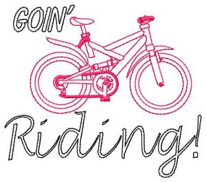 Picture of Goin Riding Machine Embroidery Design