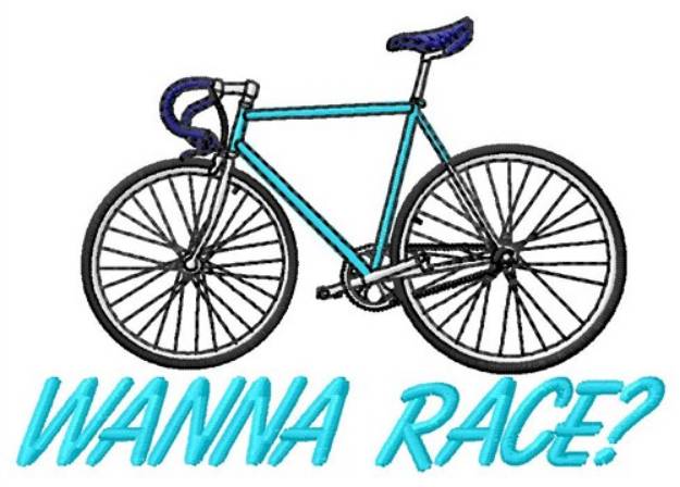 Picture of Wanna Race? Machine Embroidery Design