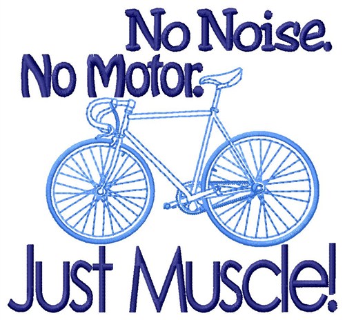 Just Muscle Machine Embroidery Design