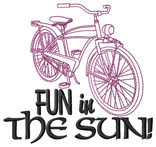 Fun In The Sun Machine Embroidery Design