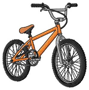 Picture of Freestyle Bike Machine Embroidery Design