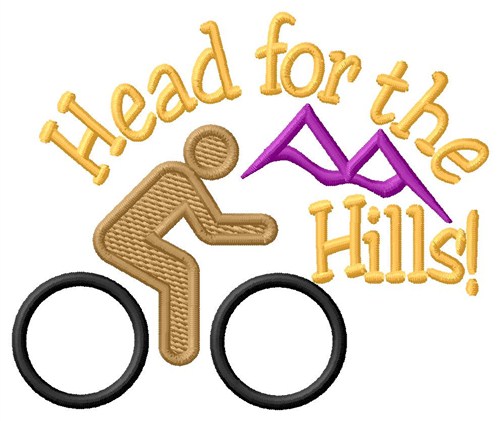 Head For The Hills Machine Embroidery Design