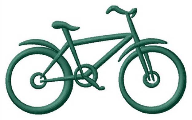 Picture of Abstract Mountain Bike Machine Embroidery Design