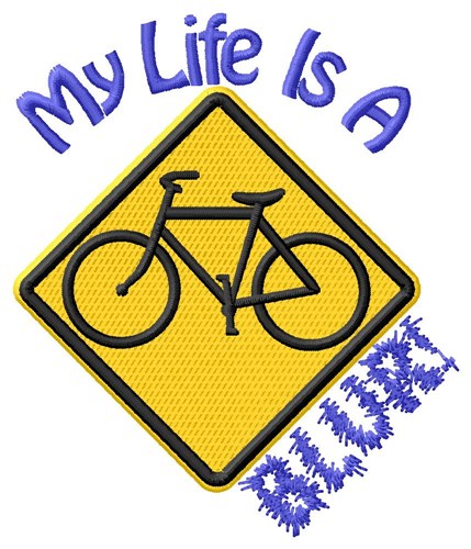 Life Is A Blur Machine Embroidery Design