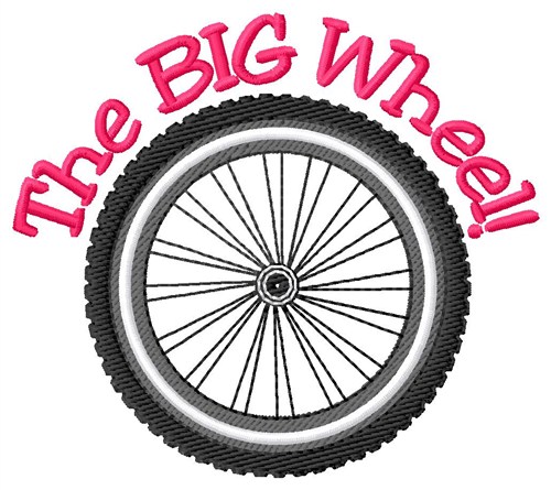 Big Wheel Machine Embroidery Design