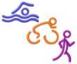 Picture of Triathlon Logo Machine Embroidery Design