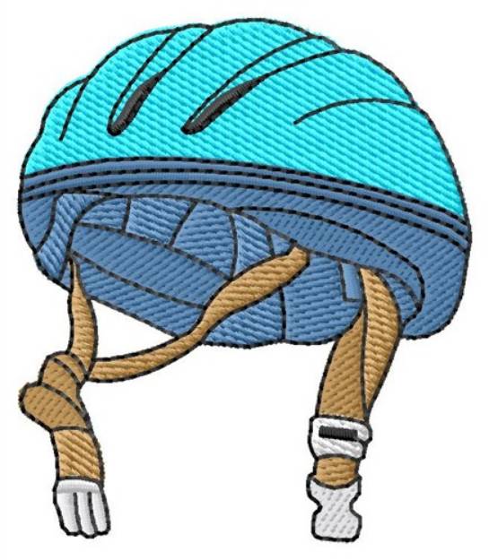 Picture of Helmet Machine Embroidery Design