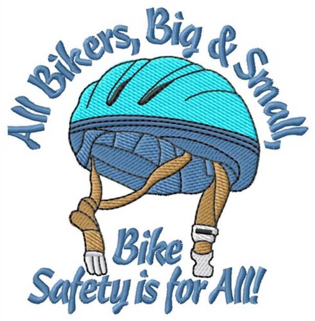 Picture of Bike Safety Machine Embroidery Design
