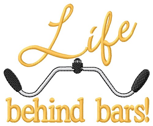 Life Behind Bars Machine Embroidery Design