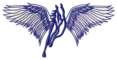 Bluework Pegasus Machine Embroidery Design