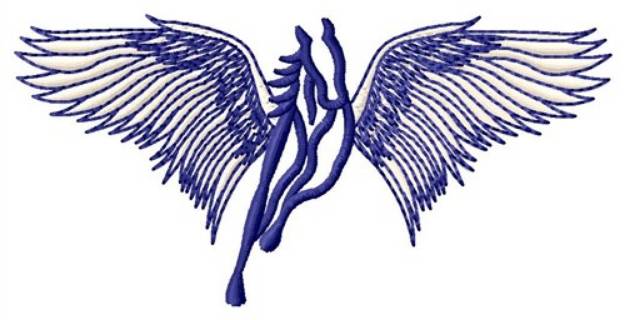 Picture of Bluework Pegasus Machine Embroidery Design