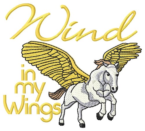 Wind in my Wings Machine Embroidery Design