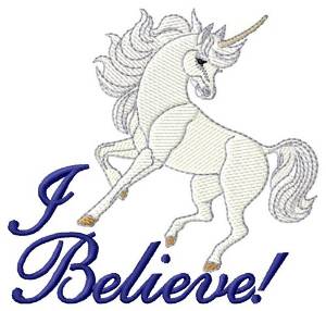Picture of I Believe Machine Embroidery Design