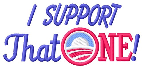 Support That One Machine Embroidery Design