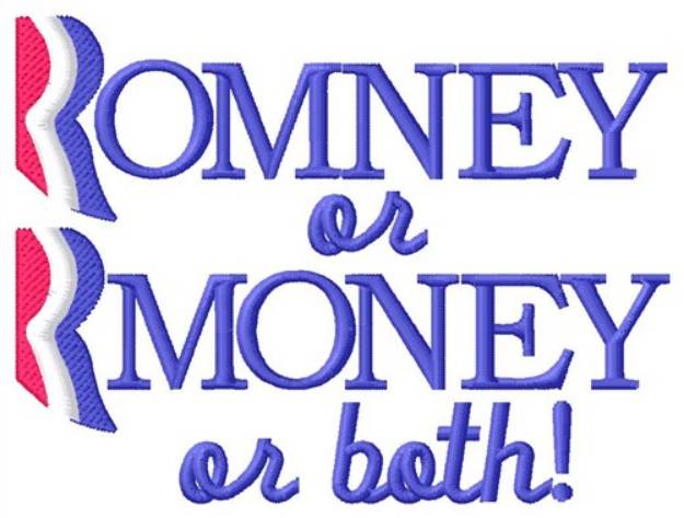 Picture of Romney or Money Machine Embroidery Design