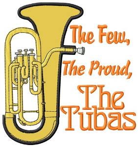 Picture of The Tubas Machine Embroidery Design