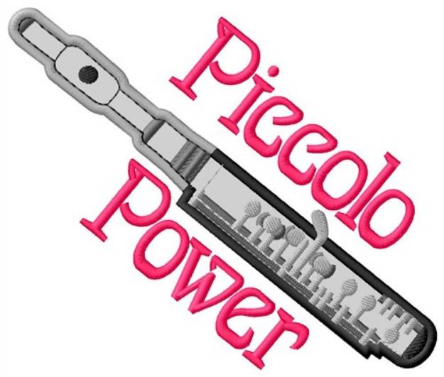Picture of Piccolo Power Machine Embroidery Design