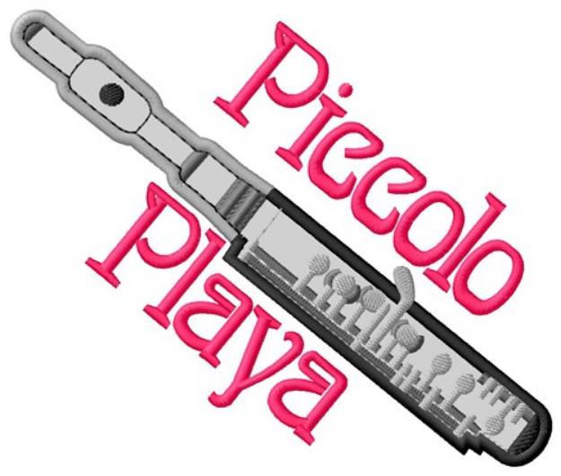 Picture of Piccolo Playa Machine Embroidery Design