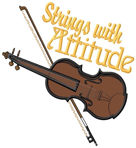 Strings With Attitude Machine Embroidery Design