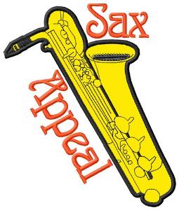 Picture of Sax Appeal Machine Embroidery Design