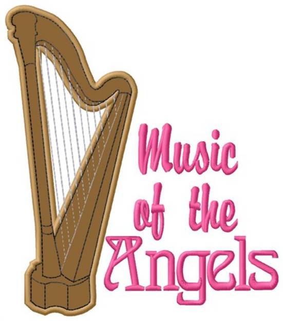 Picture of Music Of Angels Machine Embroidery Design