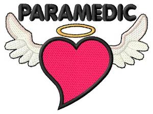 Picture of Paramedic Angel Machine Embroidery Design