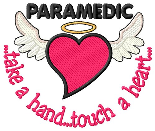 Touch A Heart Machine Embroidery Design