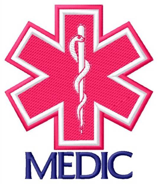Picture of Medic Machine Embroidery Design