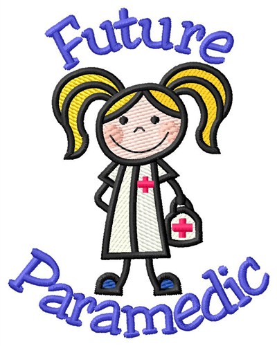 Future Paramedic Machine Embroidery Design