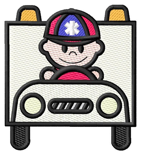 EMT Boy Machine Embroidery Design