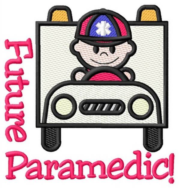 Picture of Future Paramedic Machine Embroidery Design