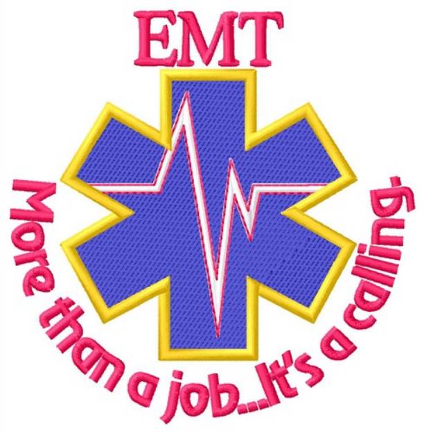 Picture of A Calling Machine Embroidery Design