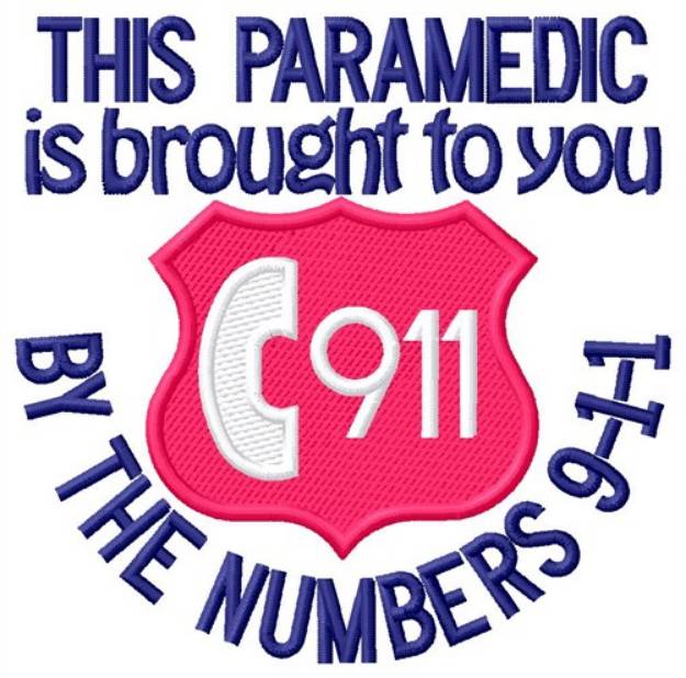 Picture of This Paramedic Machine Embroidery Design