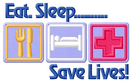 Save Lives Machine Embroidery Design