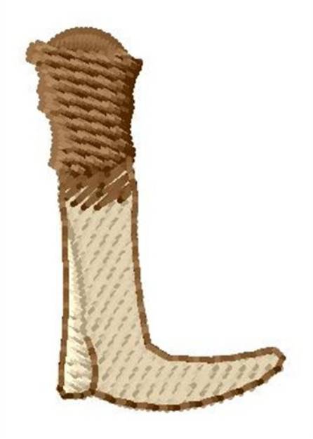 Picture of Horn L Machine Embroidery Design