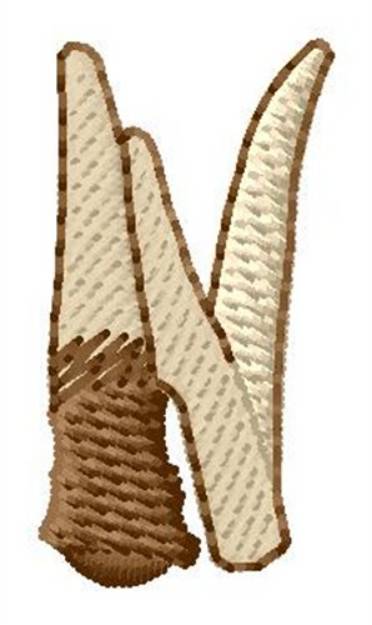 Picture of Horn N Machine Embroidery Design