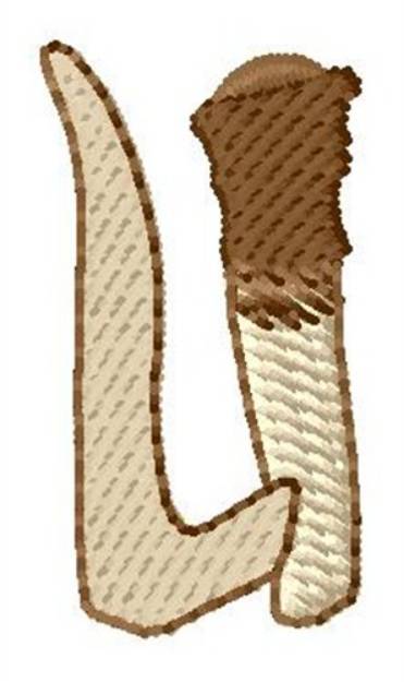 Picture of Horn U Machine Embroidery Design