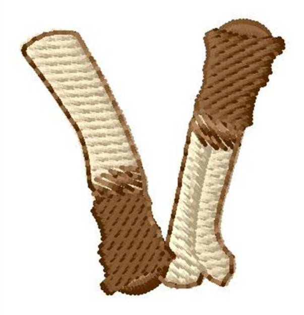 Picture of Horn V Machine Embroidery Design