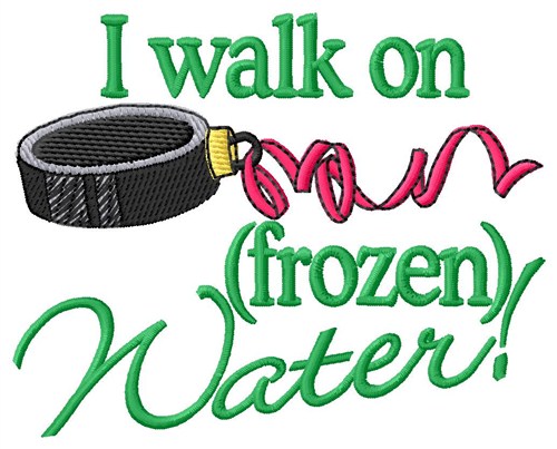 Frozen Water Machine Embroidery Design