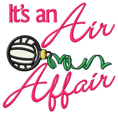 Air Affair Machine Embroidery Design
