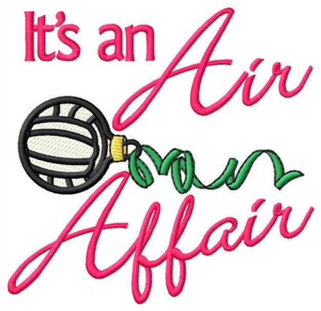 Picture of Air Affair Machine Embroidery Design